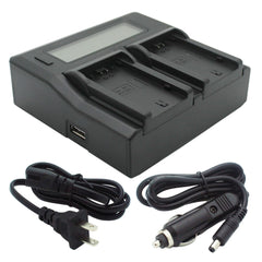 Kapaxen™ Dual Channel Battery Charger for Sony NP-FZ100 Camera Batteries