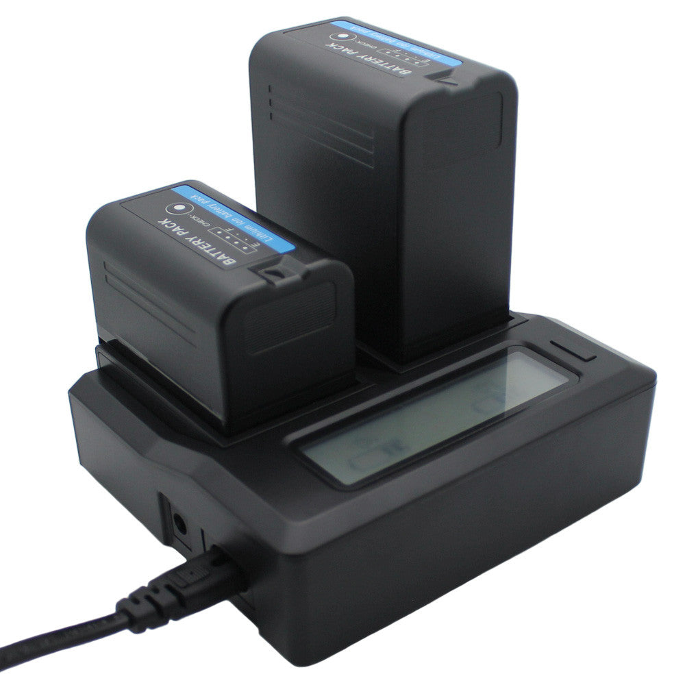 Sony Fx6 WATSON LCD Dual Channel Camera Charger For Sony BP-U30 BP