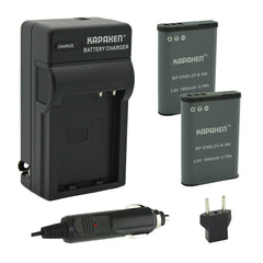 Kapaxen™ Two EN-EL23 Batteries and Charger Kit for Nikon Coolpix P600, P610, P900 and S810c Cameras